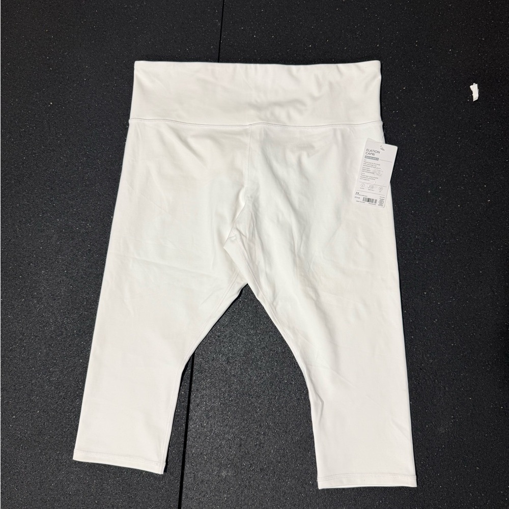 Athleta Elation Capri Leggings – White – Size 2X